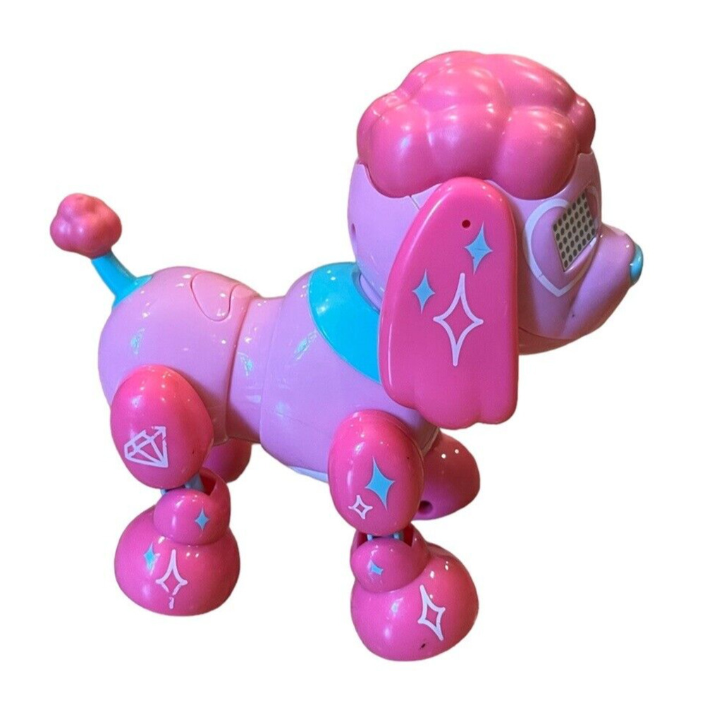 Zoomer Zuppies Interactive Puppy Pupstar Poodle Robot ~ Sensors/Sounds/Lights